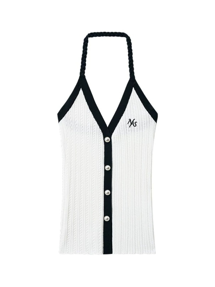 Wandering Knight Halter Knit Vest