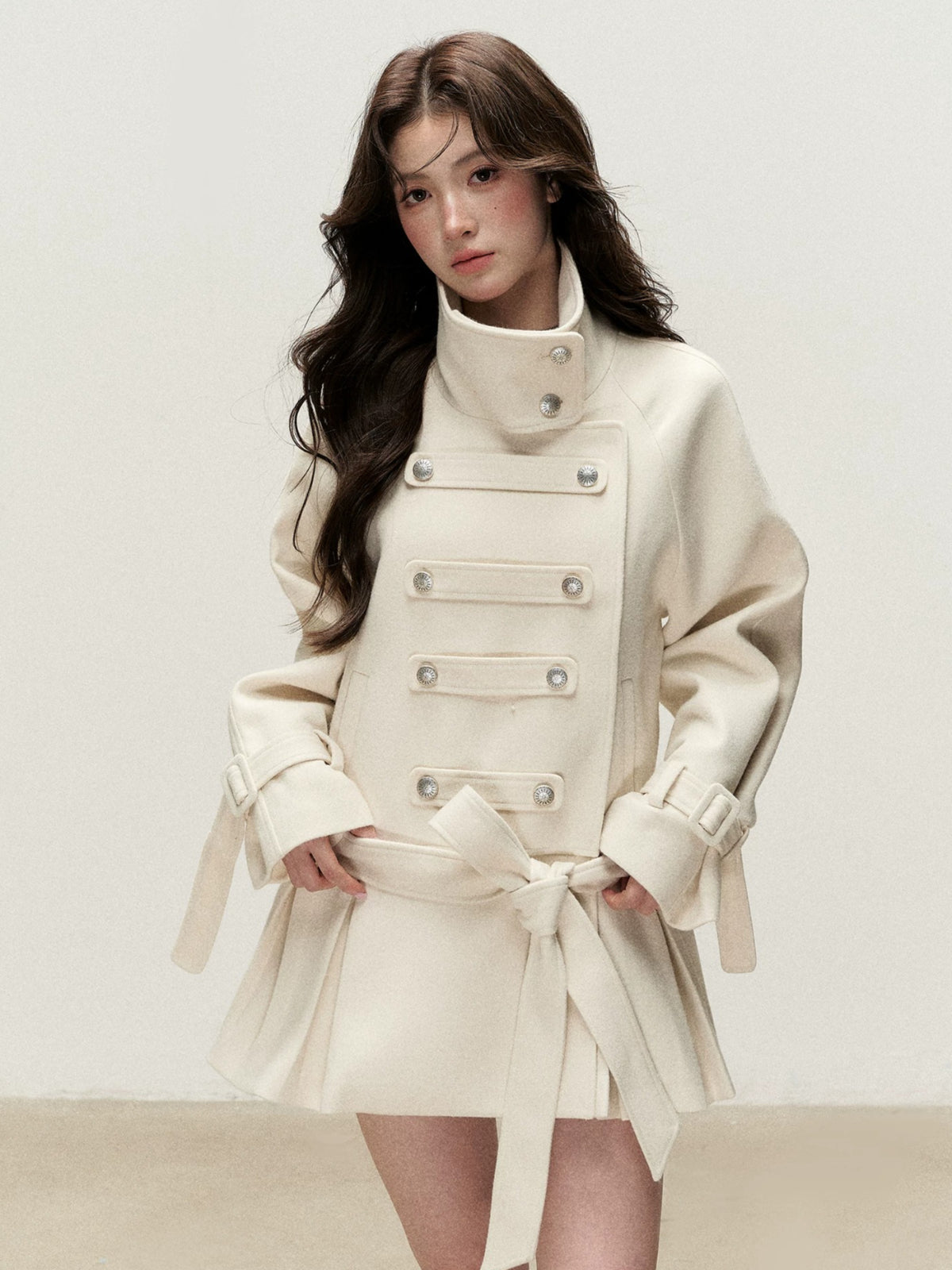 Napoleon Double-Breasted Wool Coat