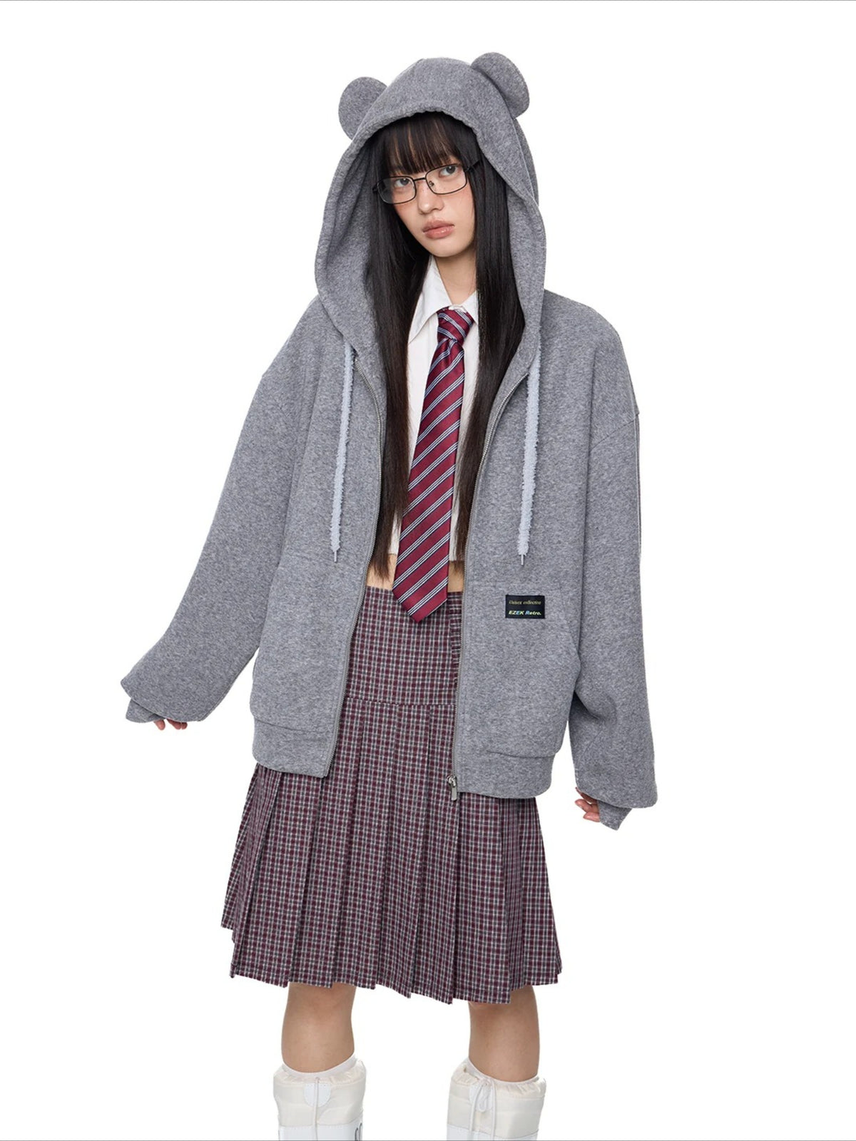 Bear Ear Hoodie Jacket