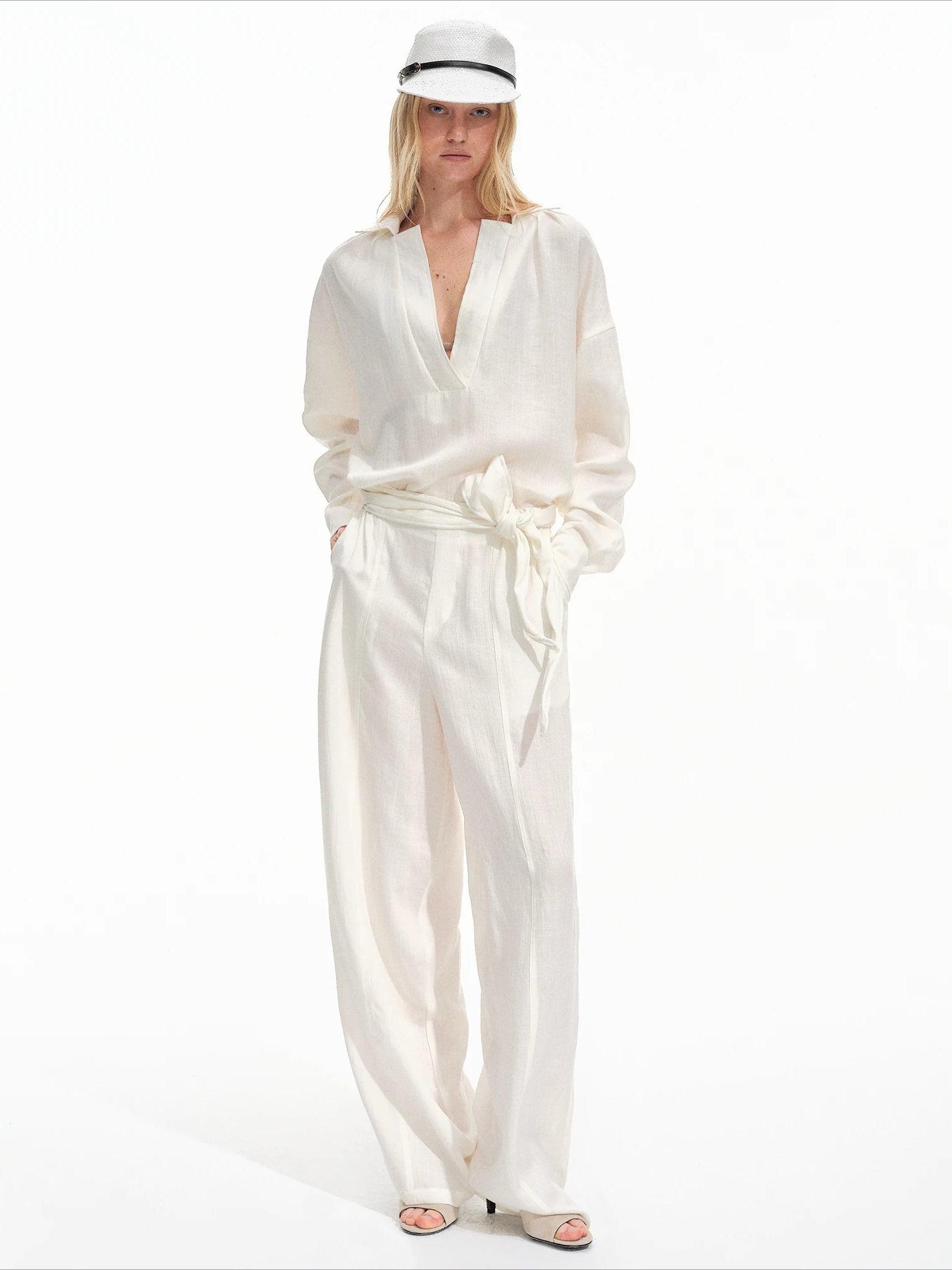 Linen Blend Jumpsuit