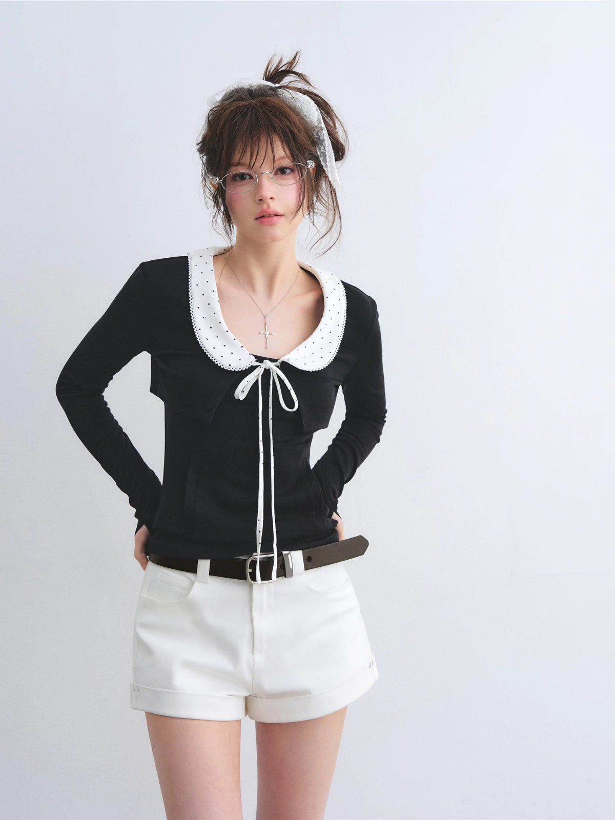 Striped Polo Top Set