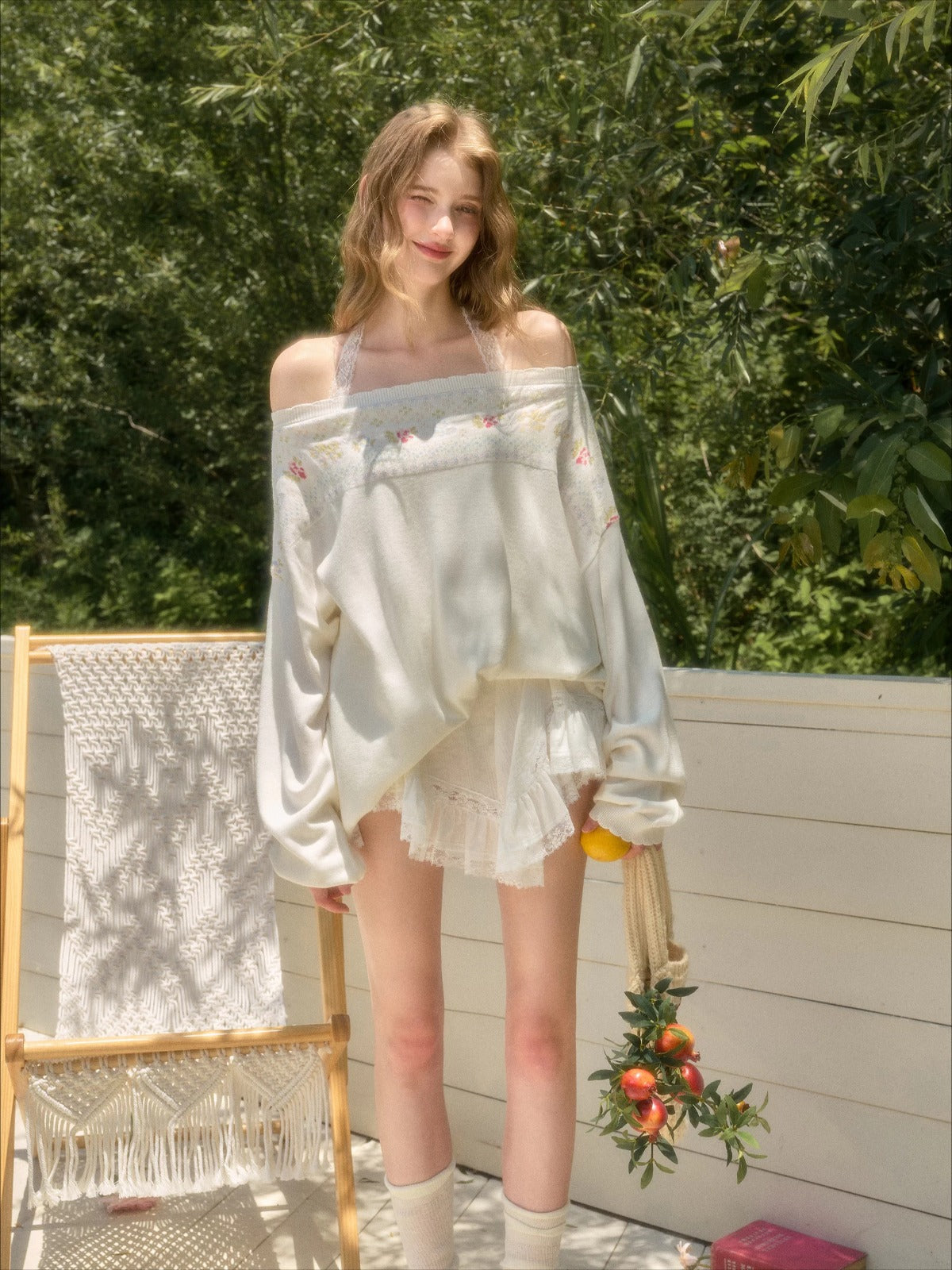 Apple Blossom Knit Set
