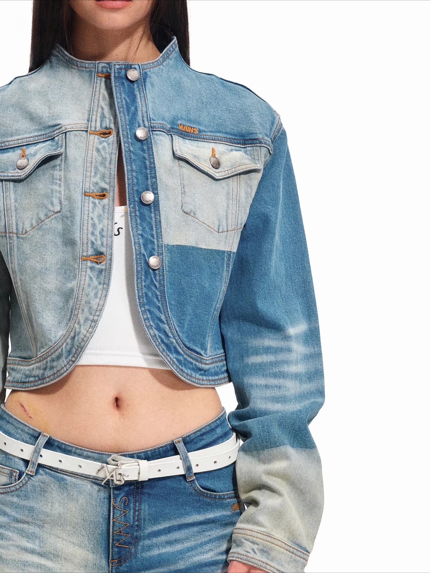 Equestrian Laser Denim Jacket