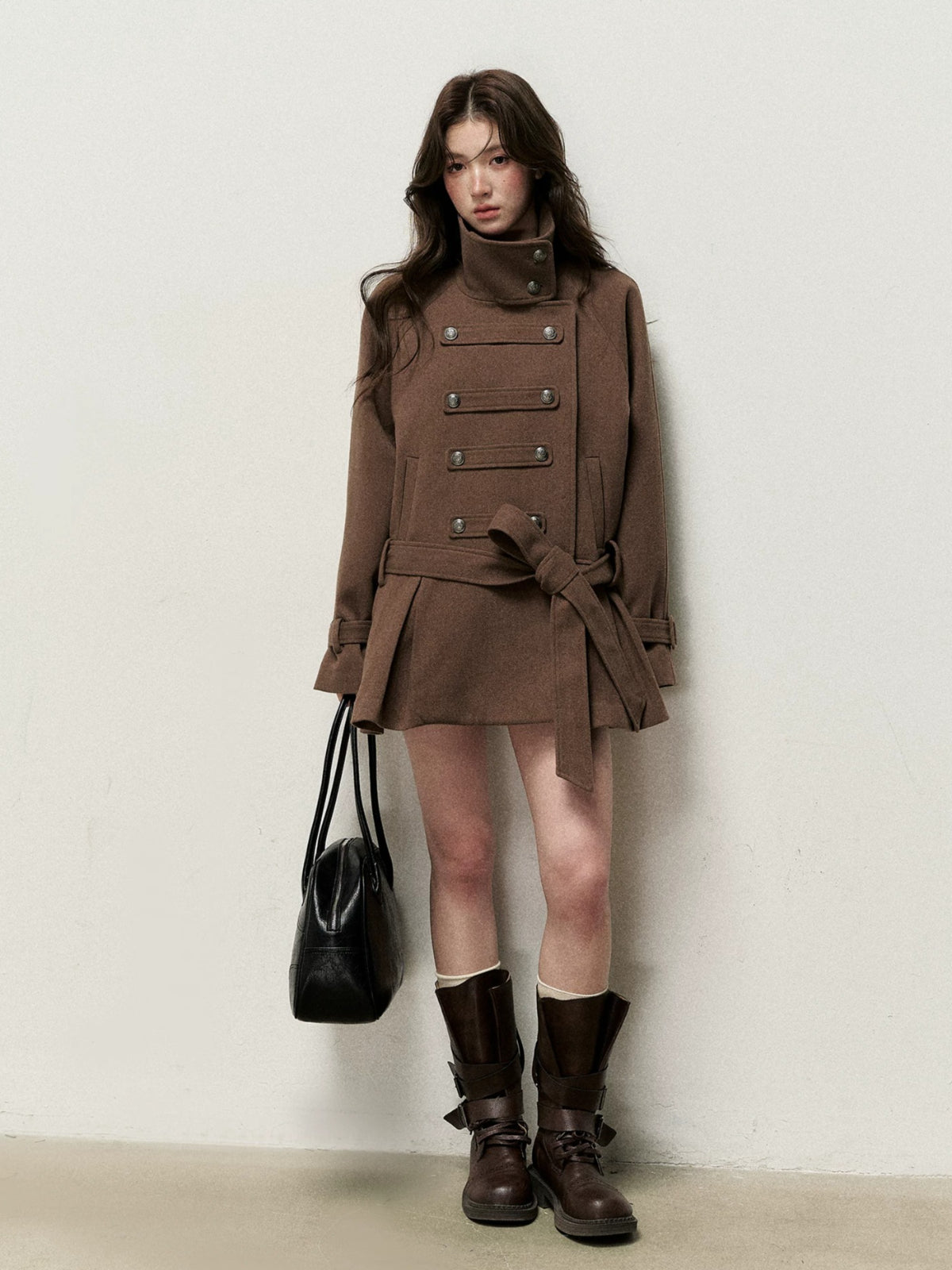 Napoleon Double-Breasted Wool Coat