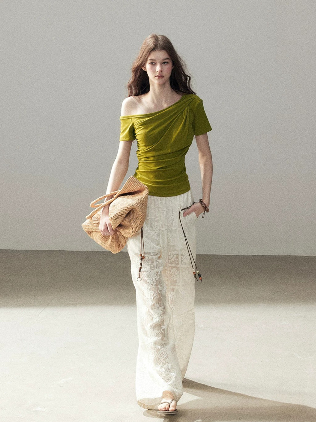 Asymmetric Short Sleeve Top
