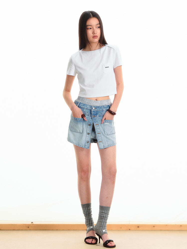 Regular Shoulder Short Sleeve T-shirt