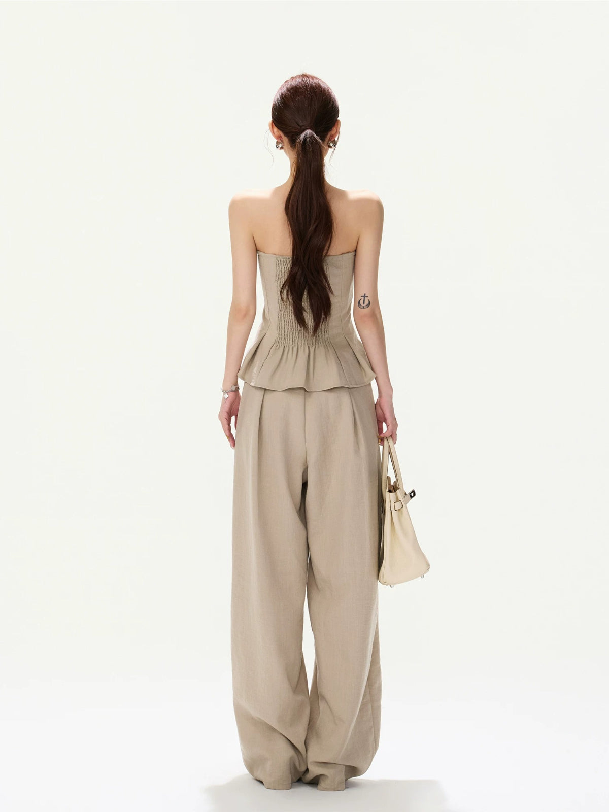 Linen Pleated Set