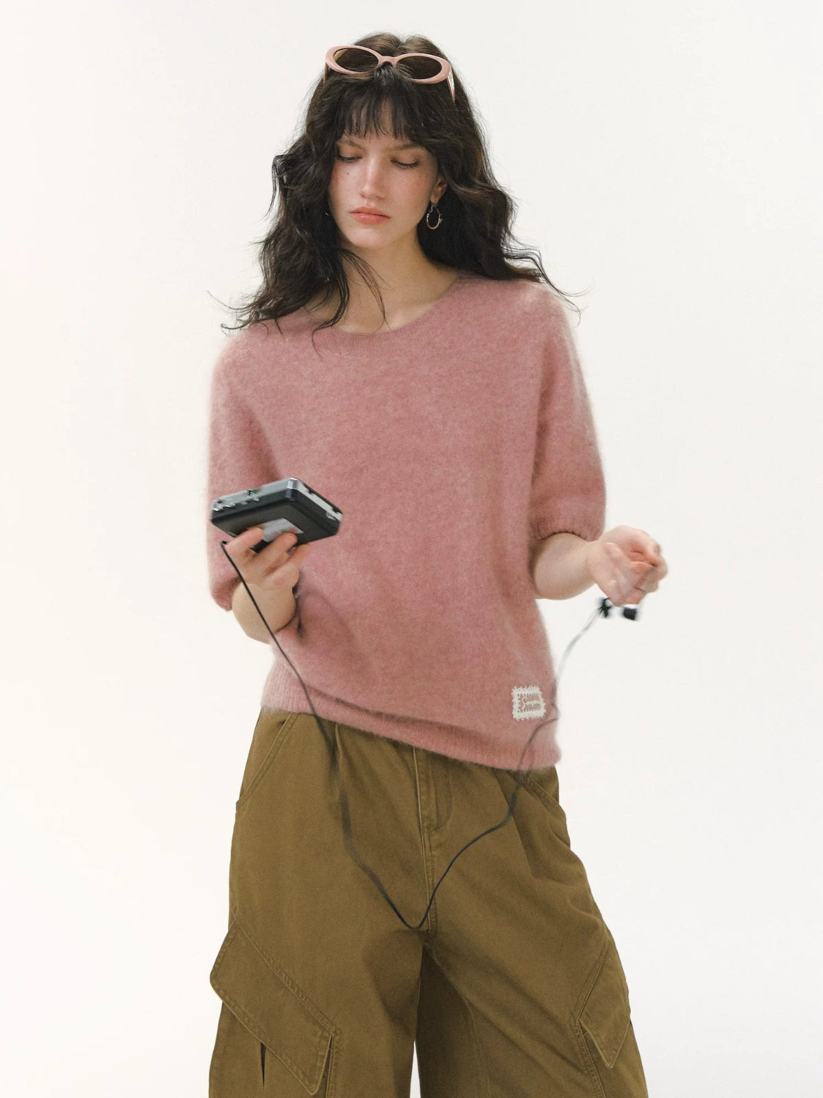 Silk Cashmere Brushed Sweater