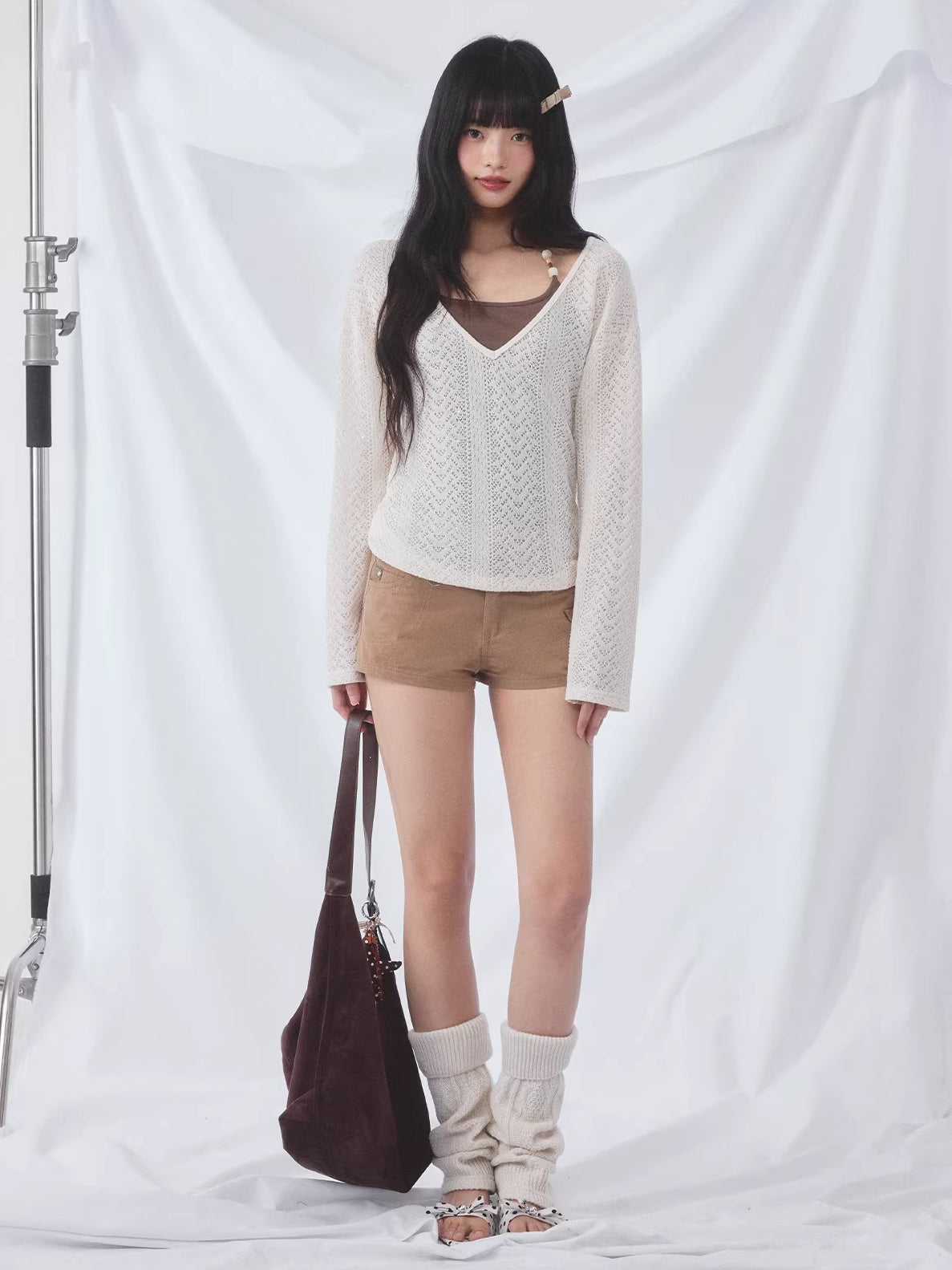 Beaded Cami Knit Set