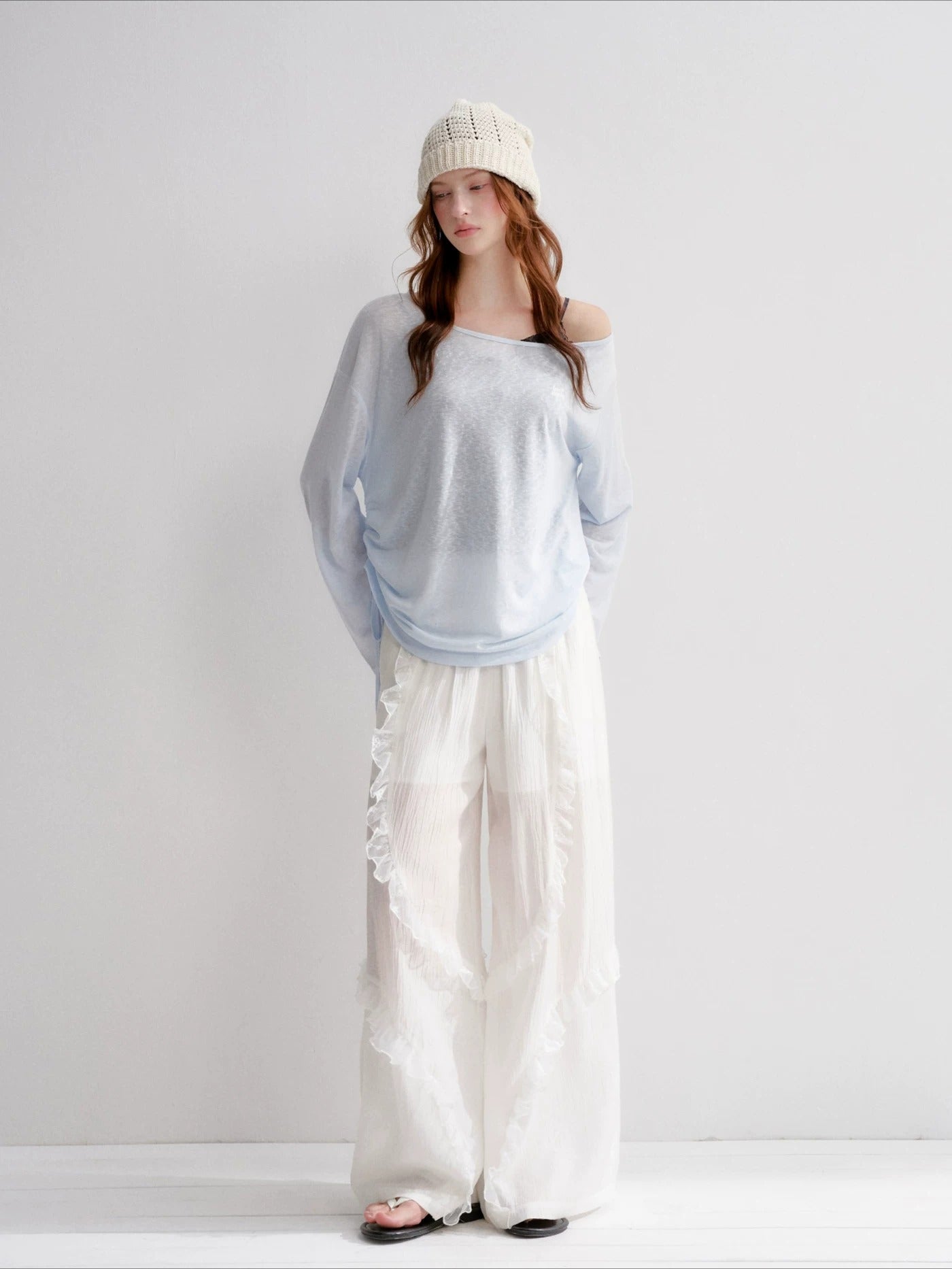 Lace Wide Leg Pants
