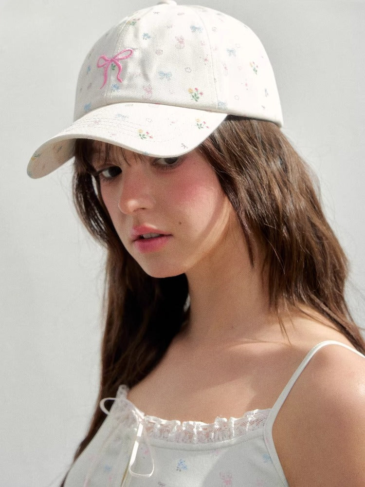 Floral Embroidered Cap