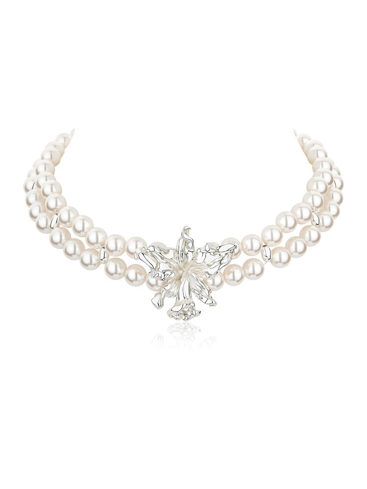 Pearl Flower Choker