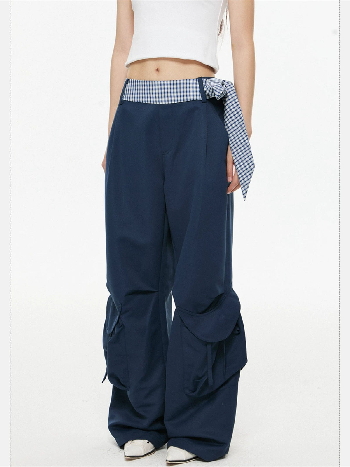Pocket Pleated Cargo Pants