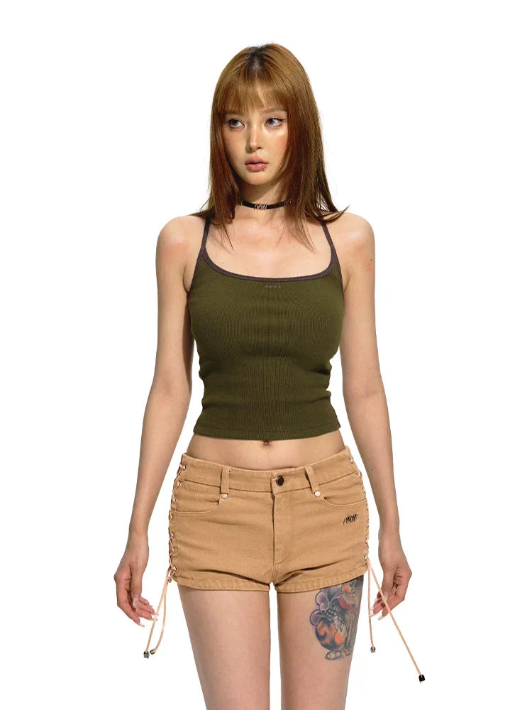 Waist-cinching Sports Tank Top