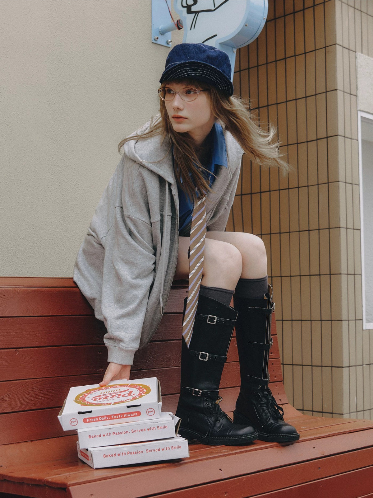 Bloom Hem Hoodie