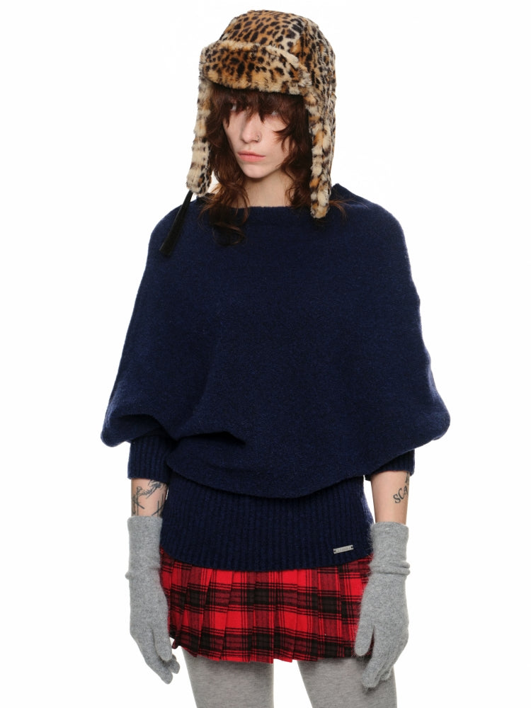 Off-Shoulder Oversized Sweater