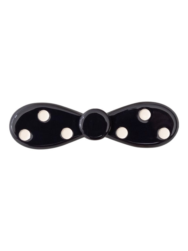 Polka-Dot Bow Hair Clip