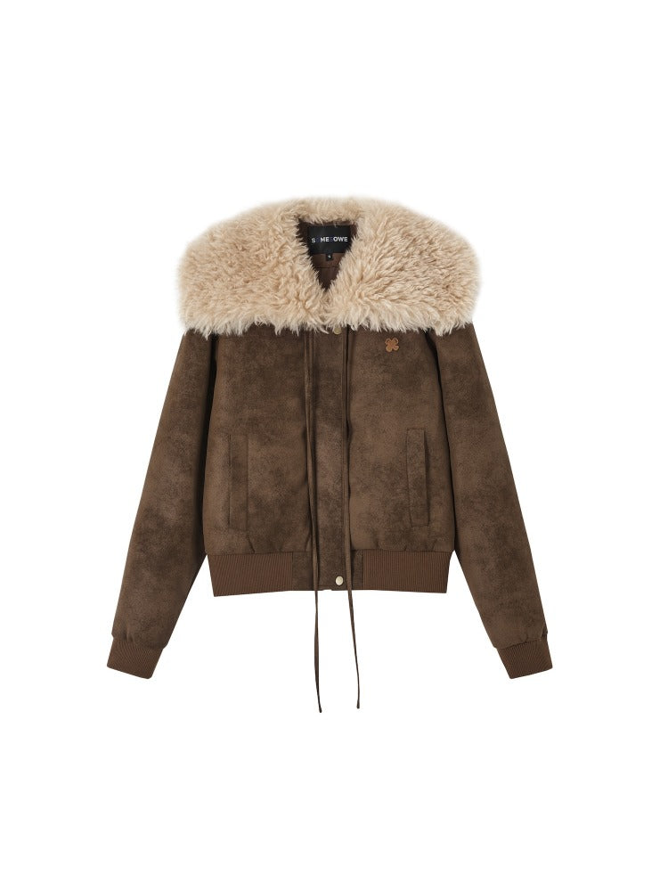 Faux Leather Sailor Puffer