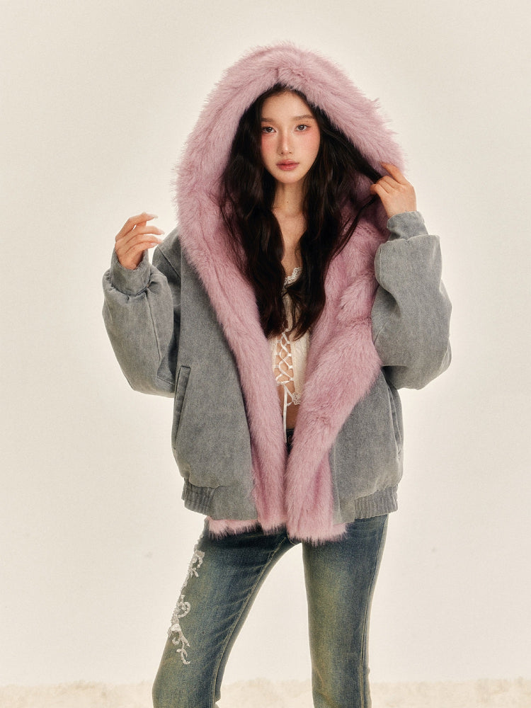 Double-Sided Warm Eco-Friendly Fur Coat