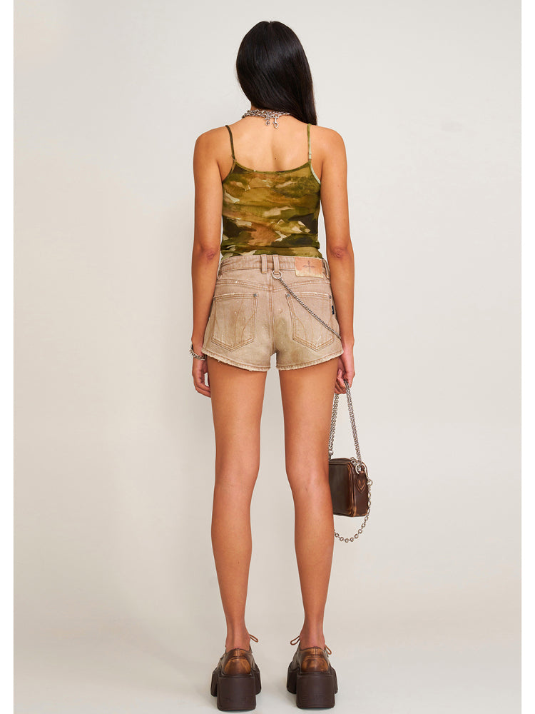 Rage Wild Denim Shorts Low Wild Cowboy Brown