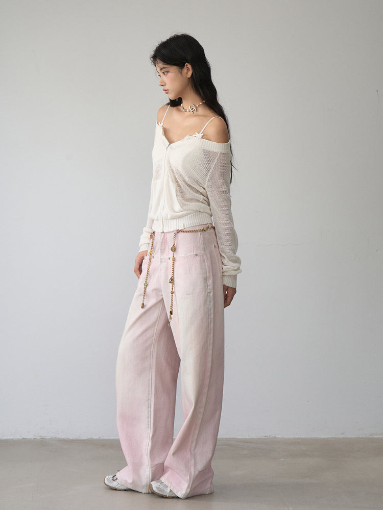 Double-Layer Structure Lace-Spliced Bra