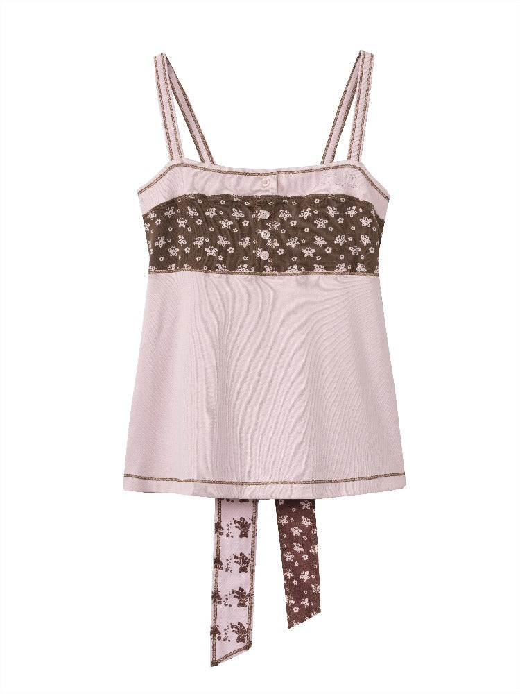 Printed Tie-Strap Camisole