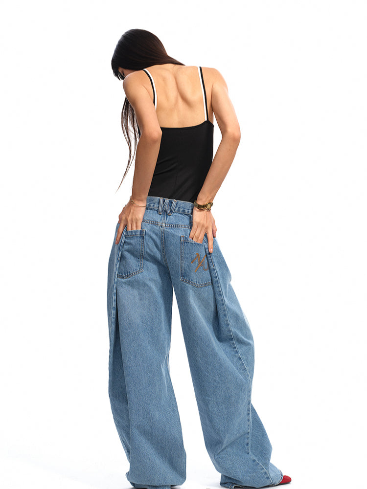 Washed Reversed - Pocket Jeans