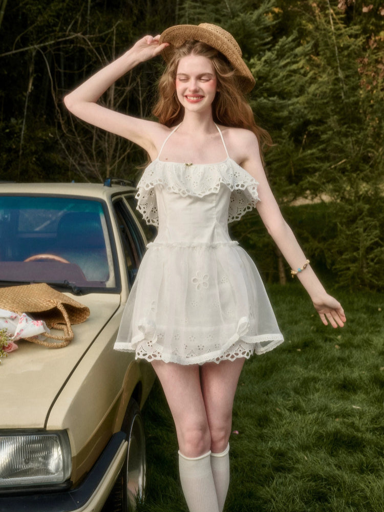 Cotton Embroidered Fairy Dress