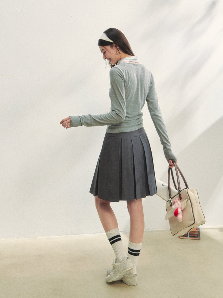 Fake Three-piece Contrast Color Polos