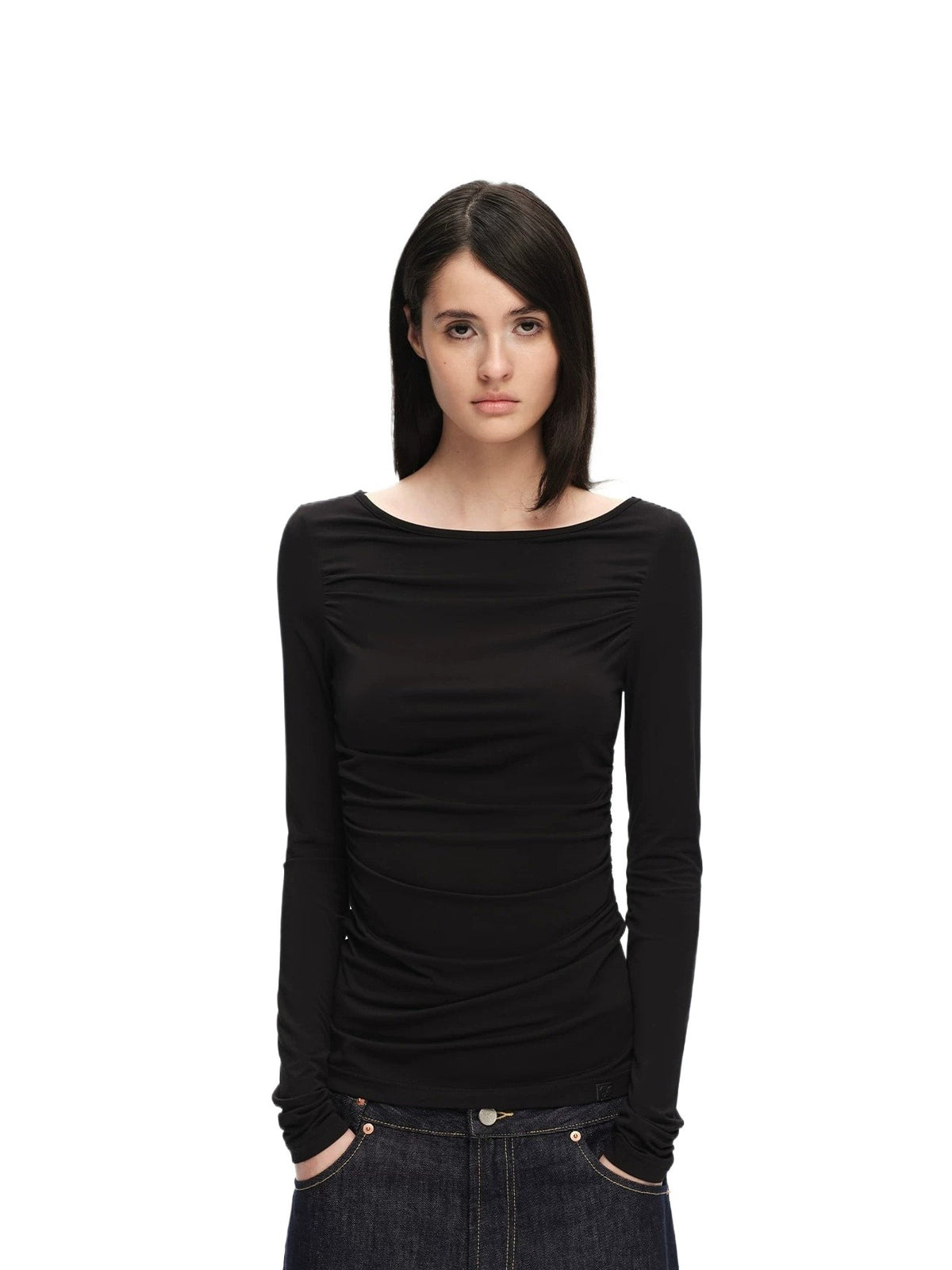 Modal Ruched T-Shirt