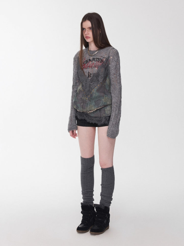 Suede Studded Cargo Shorts