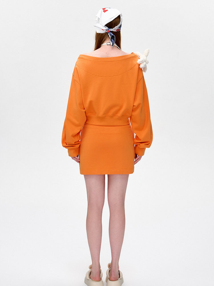 Side Slit A-Line Skirt