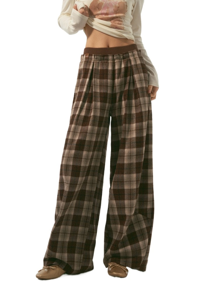 Double Waist Curved Pants