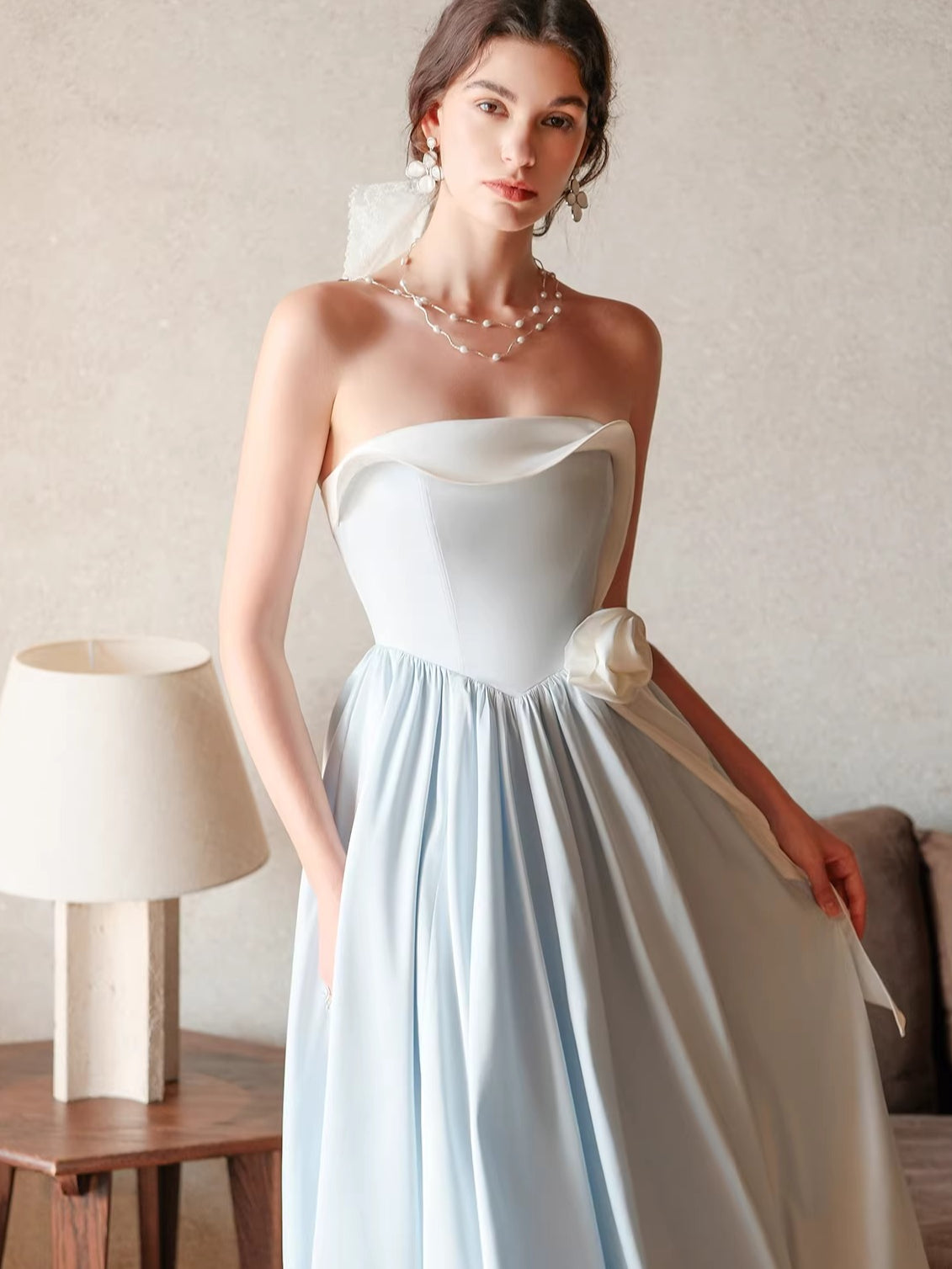 Bloom Satin Dress