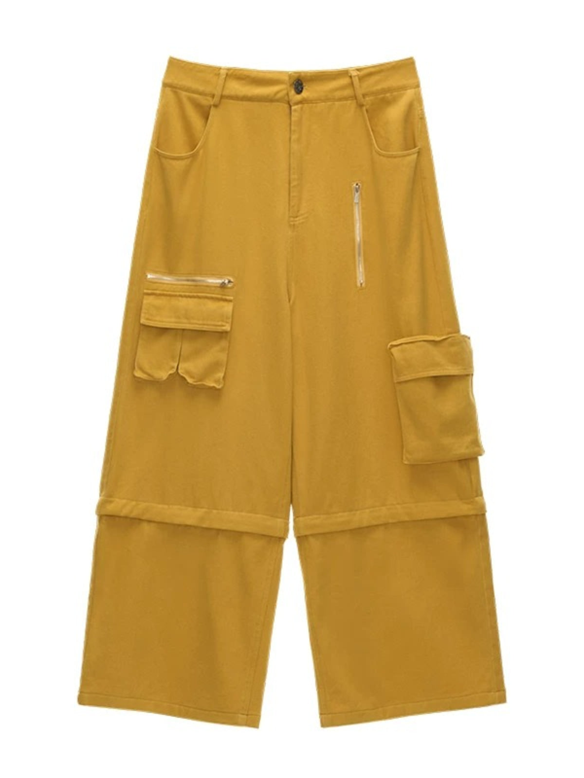 Washed Convertible Utility Pants