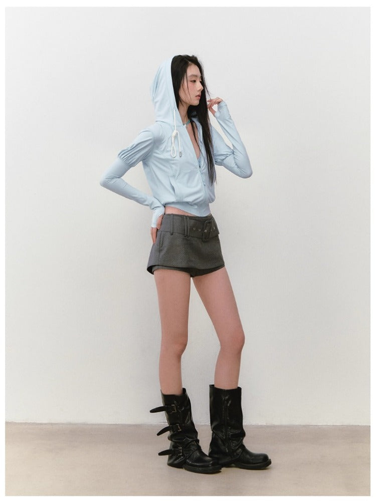 Water-drill Slim UPF50+ Sunscreen Shirt