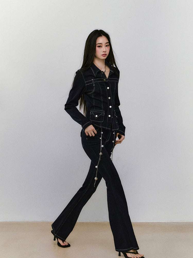 Original Color Slim Bootcut Jeans