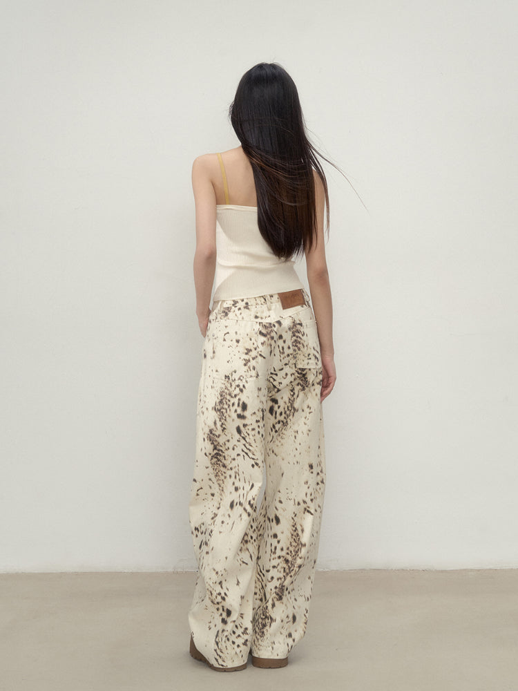 Color-Block Spliced Strap Vest