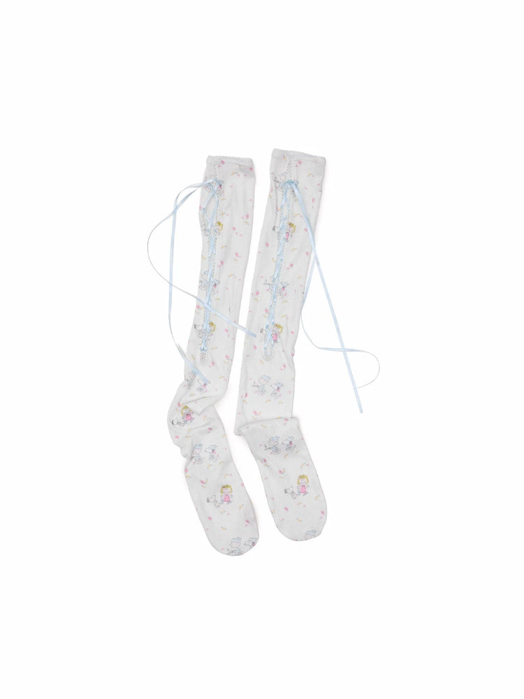 Snoopy Floral Pajama Set