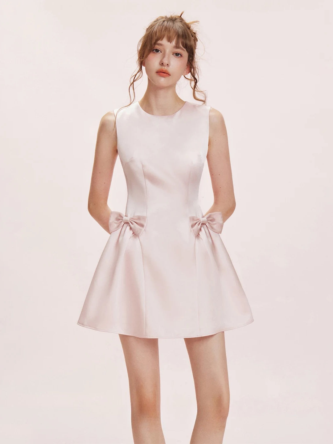 Satin Bow Dress