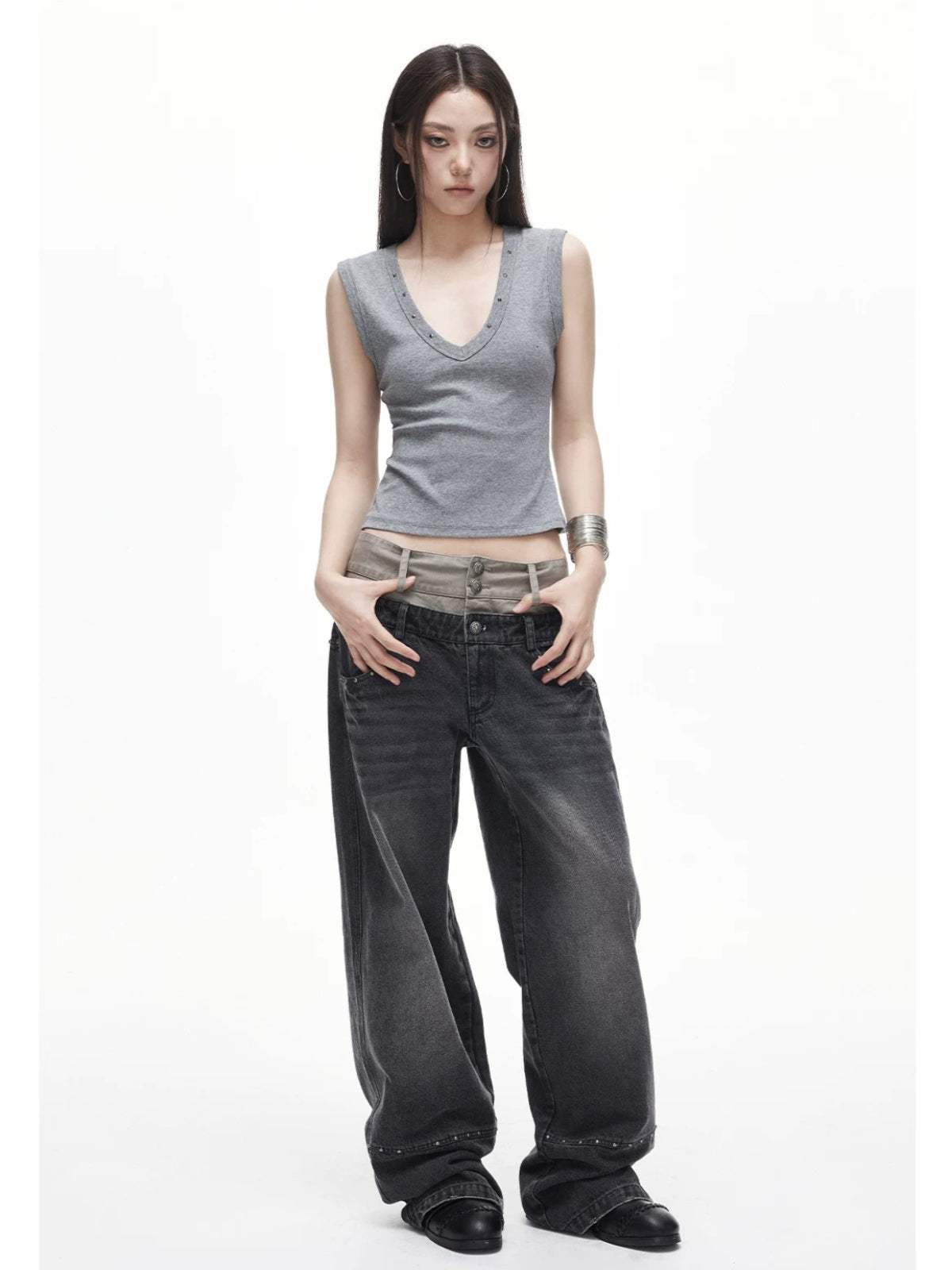 Retro V-Neck Cami Top