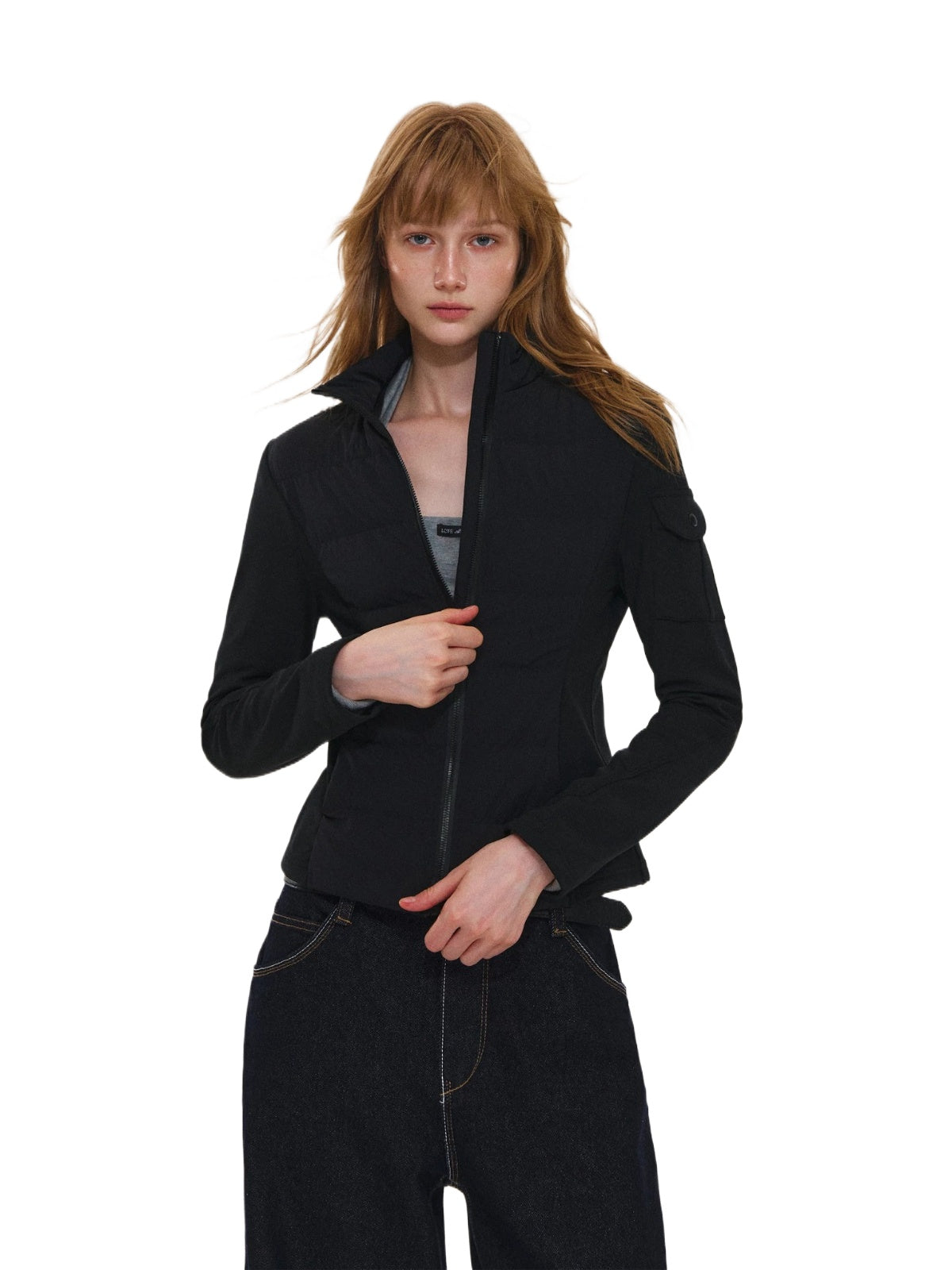 Lightweight Stand Collar Down Jacket