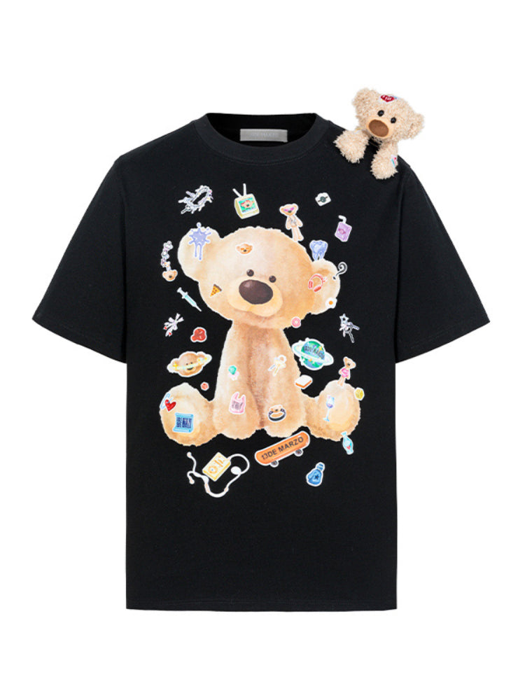 Patched Bear Cotton T-shirt