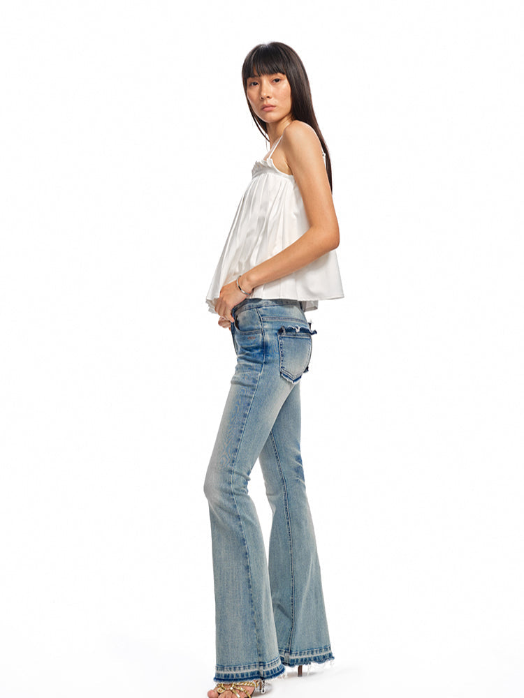 Accordion Pleated A-Line Loose Vest Sling