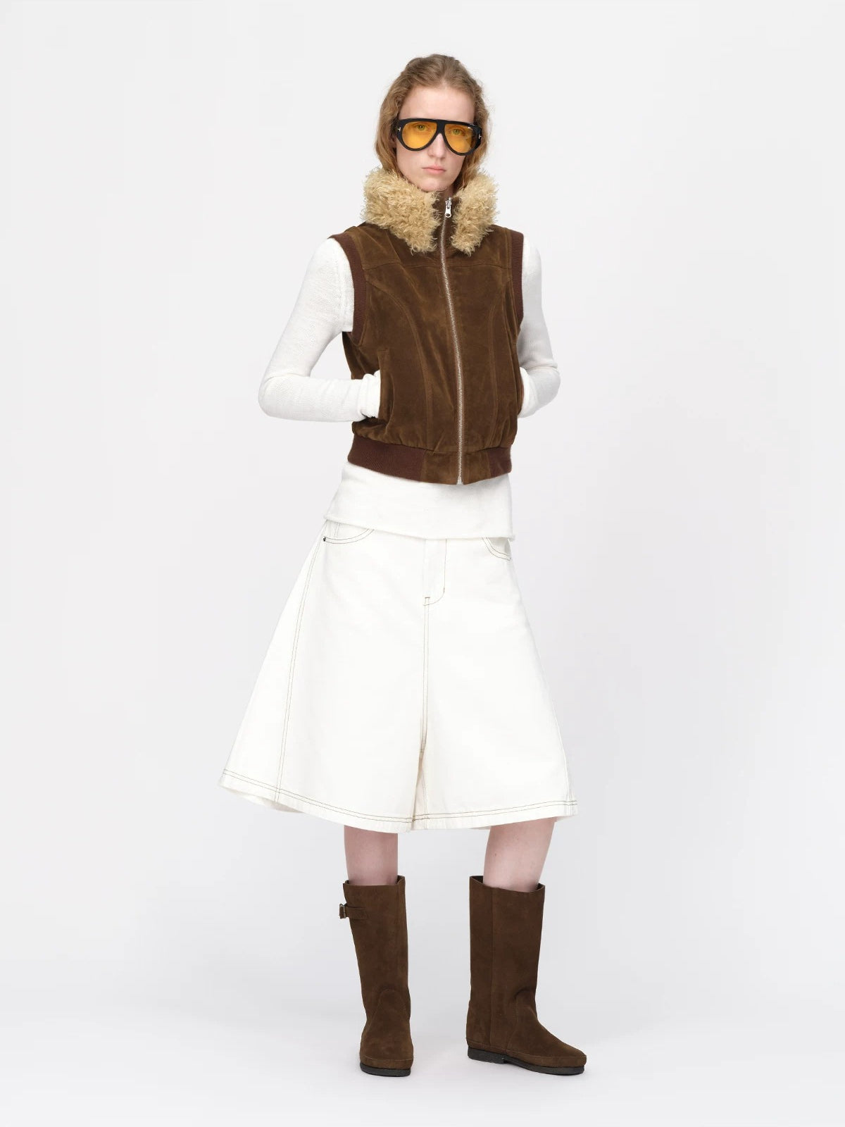 Vintage Reversible Teddy Fur Vest