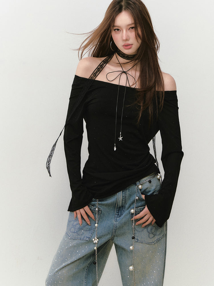 Starfish Series Lace String Necklace