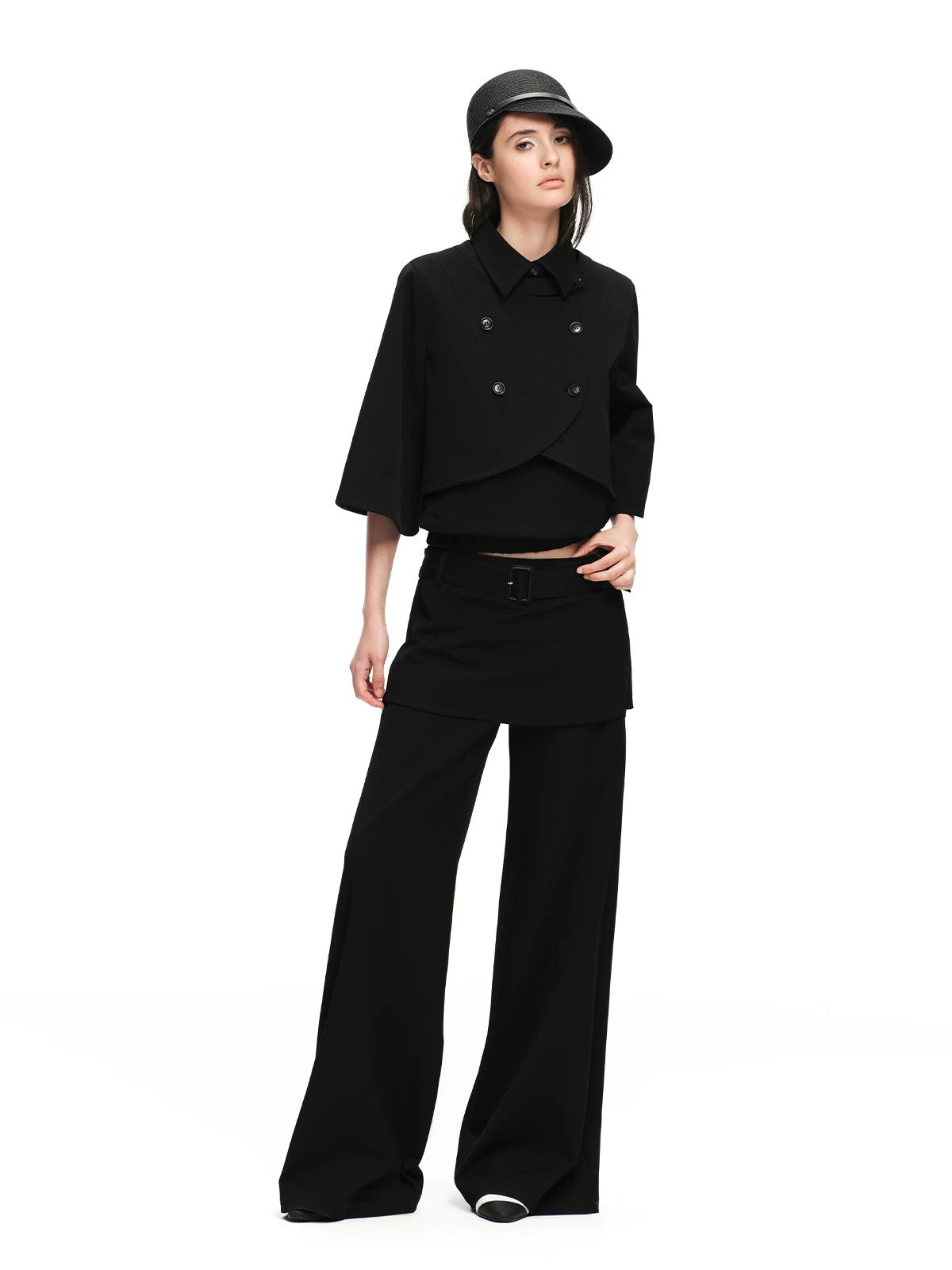 Two-Piece Cape Jacket