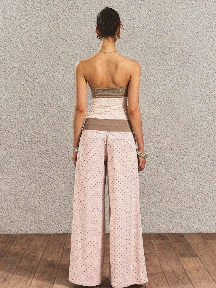 Pink Polka Dot Set