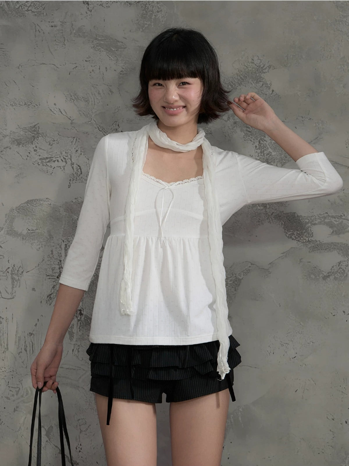 Lace V-Neck Top