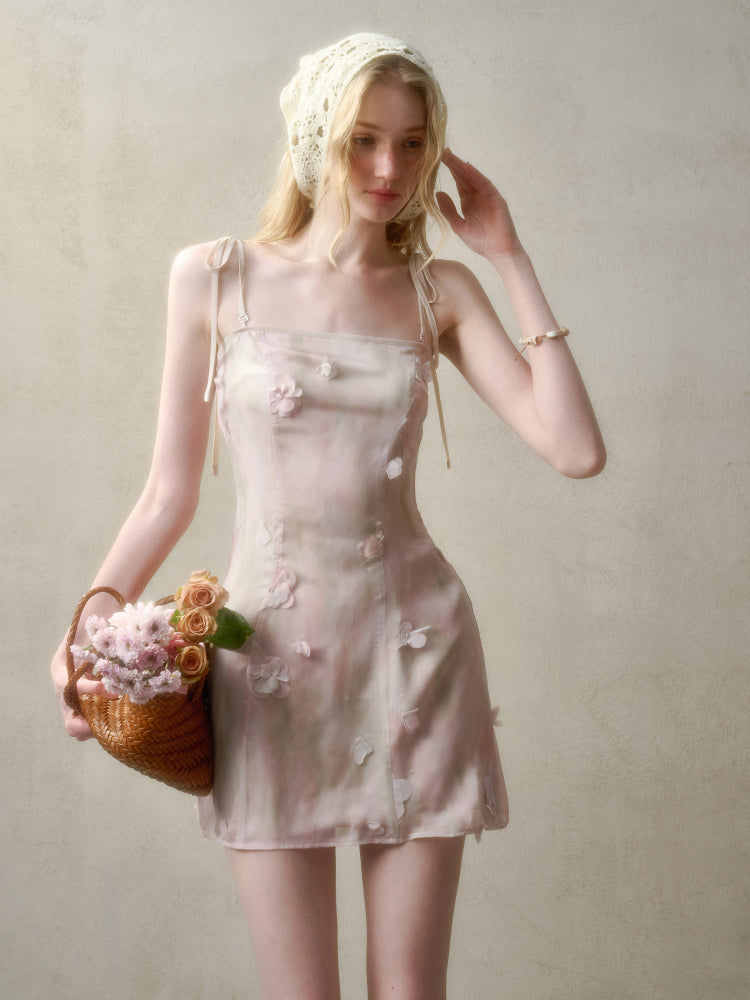 Romantic Moments in Pastel Island Long and Short Dress